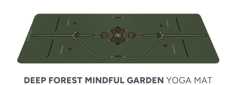 Deep Forest Mindful Garden Yoga Mat