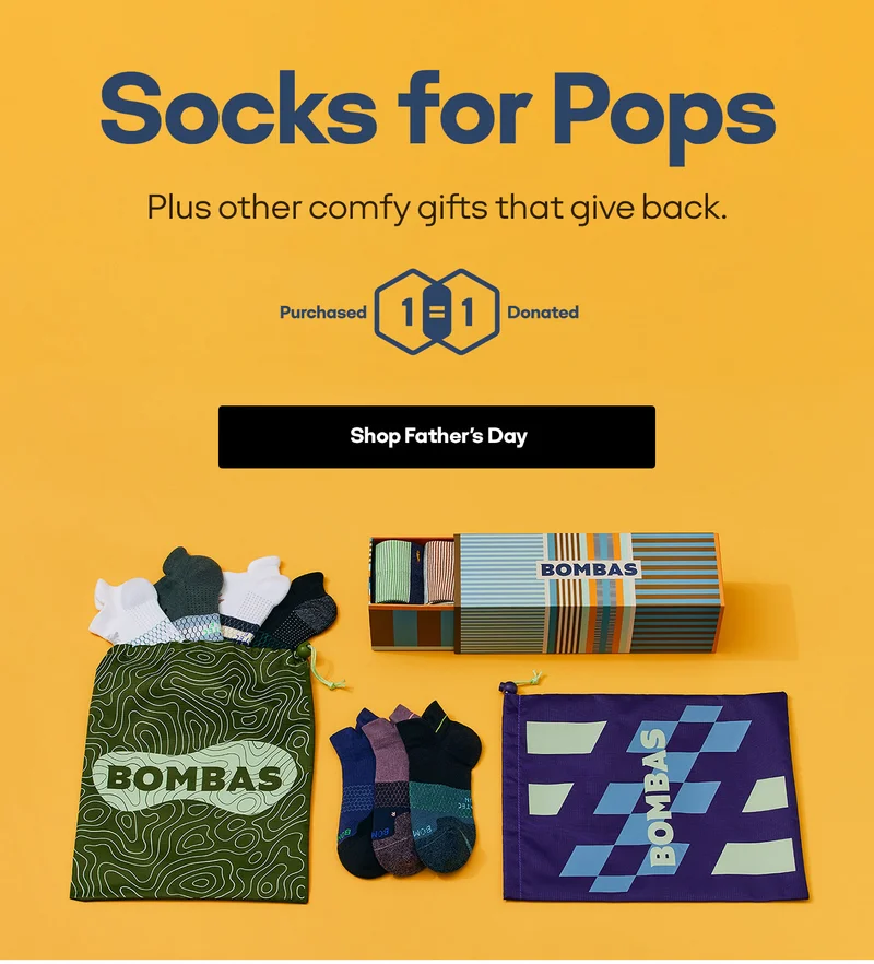 SOCKS FOR POPS | PLUS OTHER COMFY GIFTS THAT GIVE BACK. | SHOP FATHER'S DAY