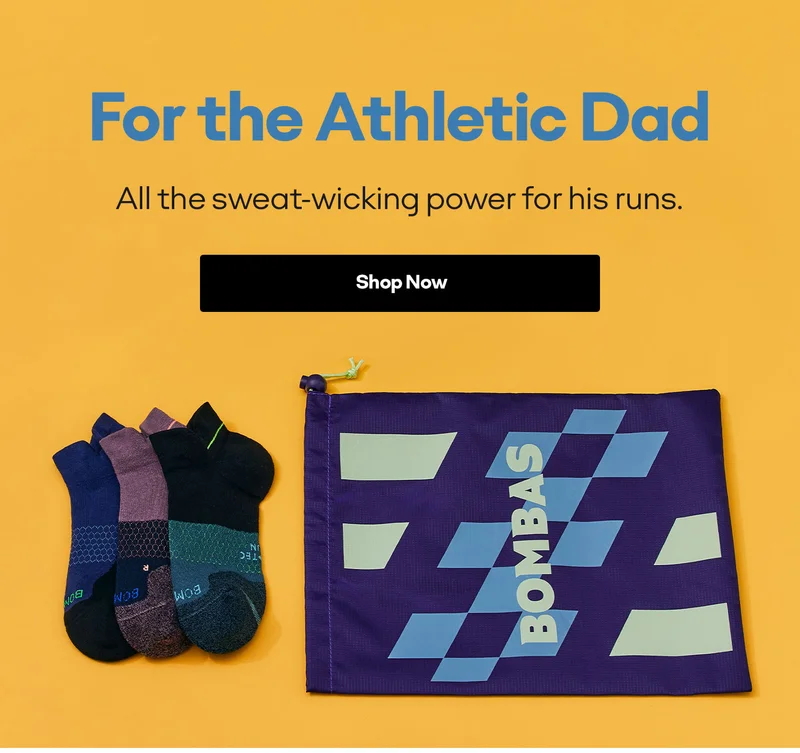 FOR THE ATHLETIC DAD | ALL THE SWEAT-WICKING POWER FOR HIS RUNS. | SHOP NOW