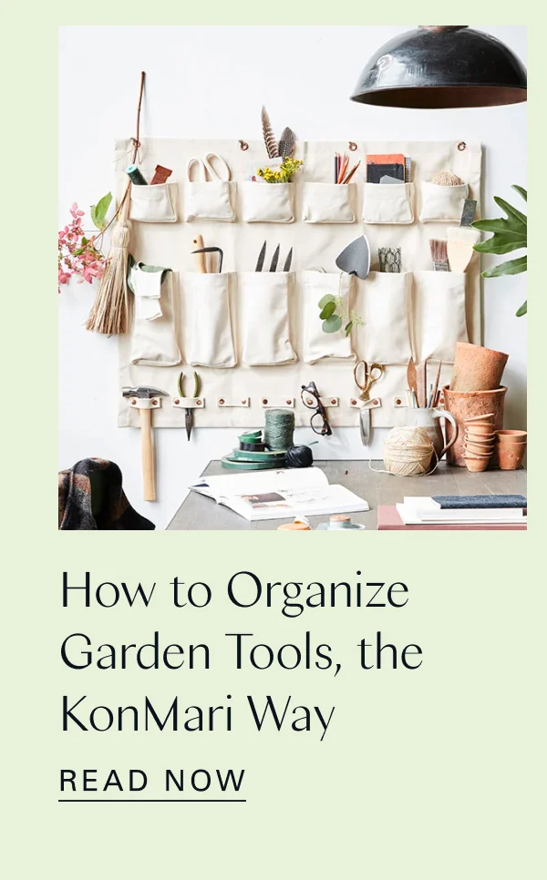 How to Organize Garden Tools, the KonMari Way