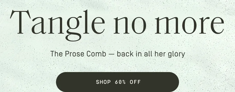 The Prose Comb - back in all her glory