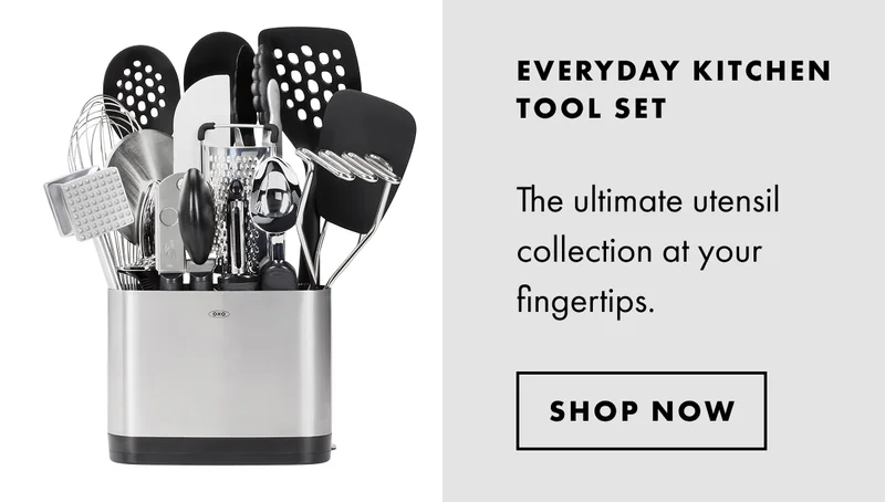 EVERYDAY KITCHEN TOOL SET. The ultimate utensil collection at your fingertips. | SHOP NOW