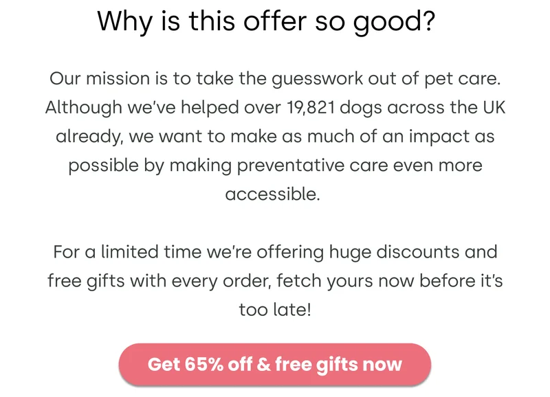 limited offer