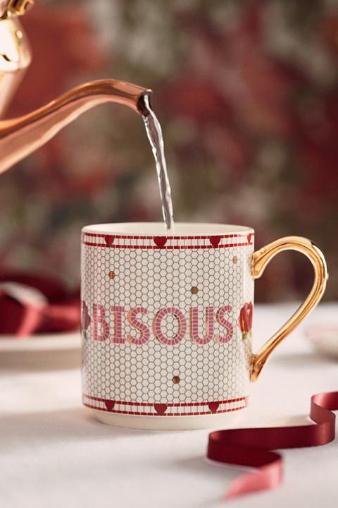 The Bistro Tile Stoneware Mug: Valentine's Edition