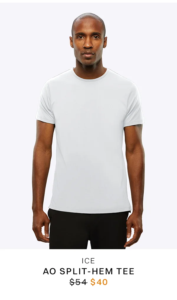 AO split hem tee