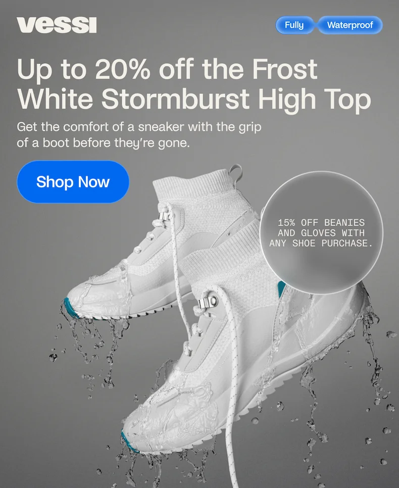 Up to 20% off the Frost White Stormburst Hight Top