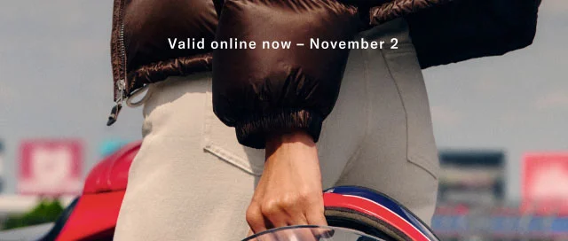 Valid online now - November 2