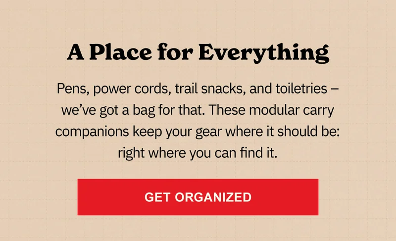 Shop Bag Organization
