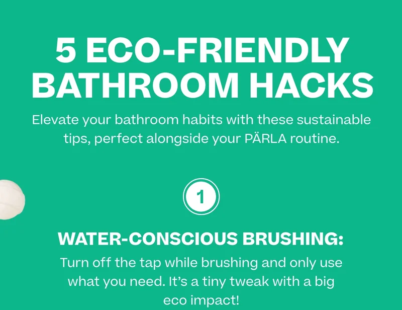 5 Eco- friendly Bathroom Hacks