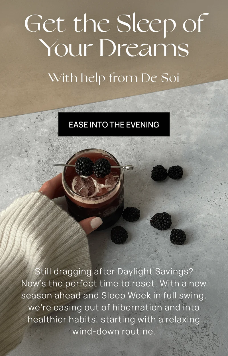 Get the Sleep of Your Dreams, With help from De Soi | Ease Into the Evening