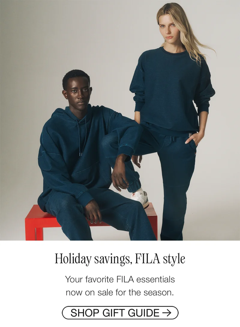 Holiday savings, FILA style. Your favorite FILA essentials now on sale for the season. Shop Gift Guide.