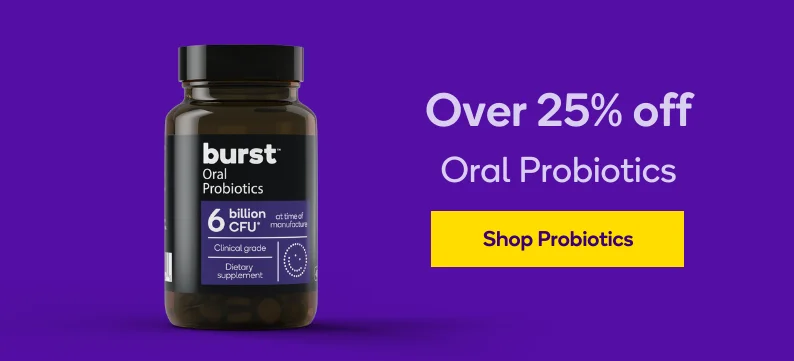 Save over 25% on oral probiotics
