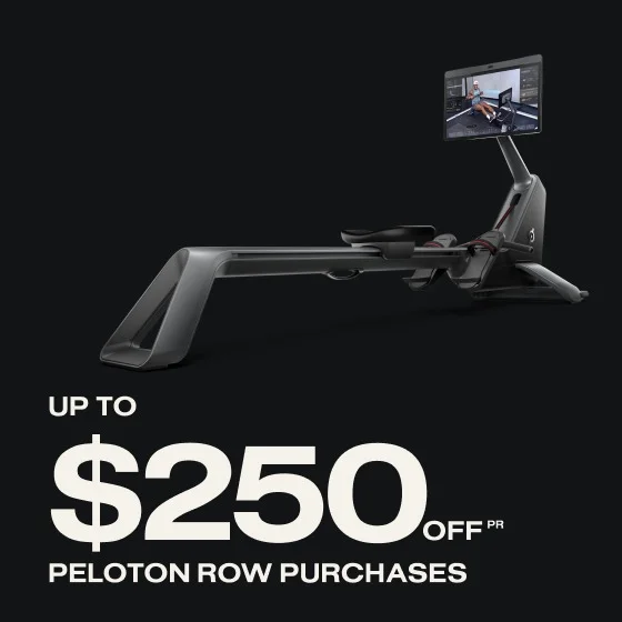Up to $250 off Peloton Row purchases
