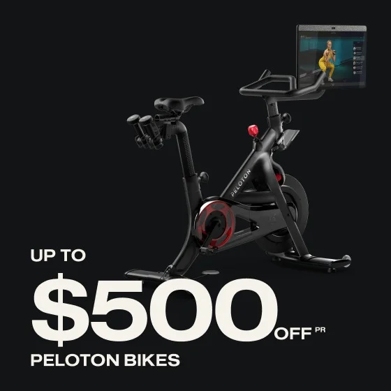 Up to $500 off Peloton Bikes