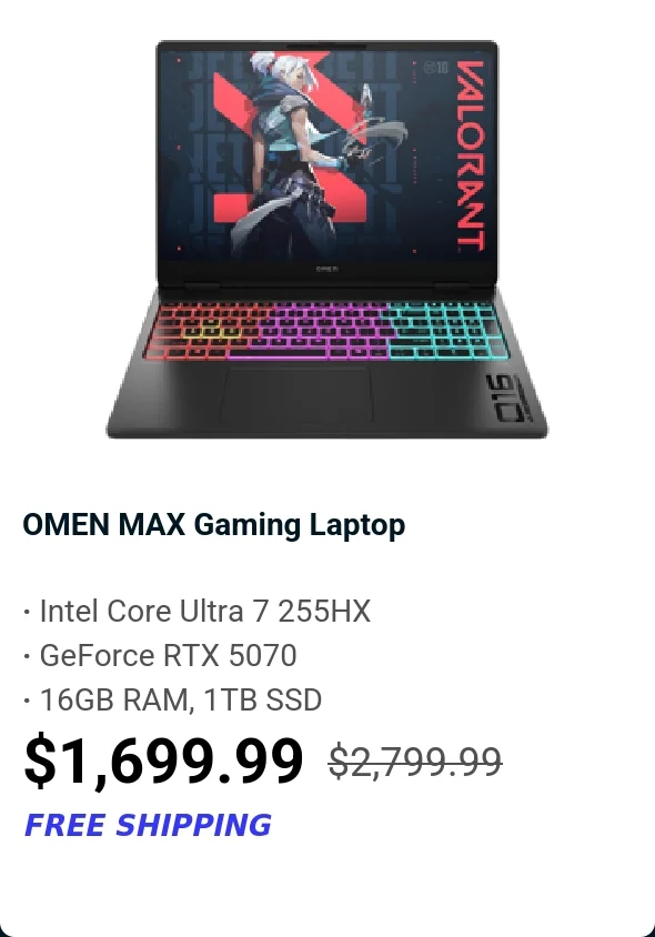 OMEN MAX Gaming Laptop