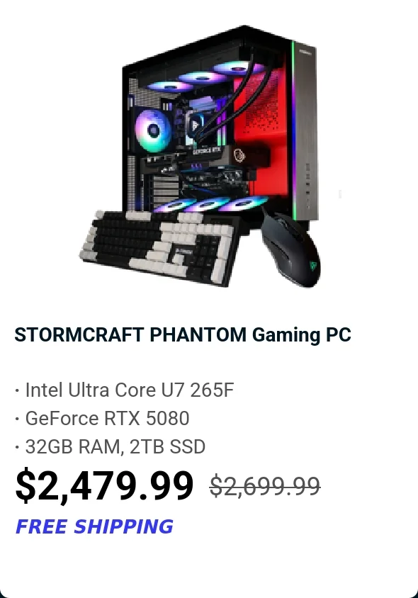 STORMCRAFT PHANTOM Gaming PC