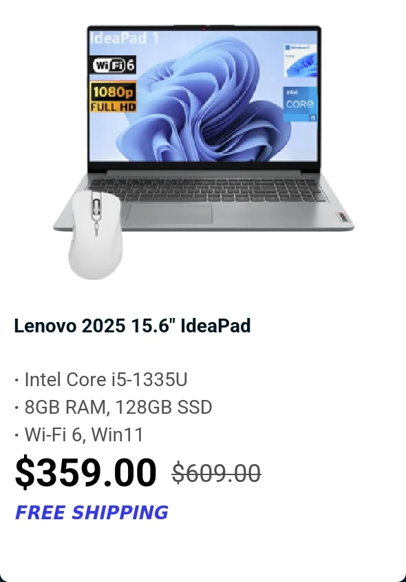 Lenovo 2025 15.6