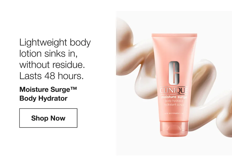 Lightweight body lotion sinks in, without residue. Lasts 48 hours. Moisture Surge™ Body Hydrator Shop Now