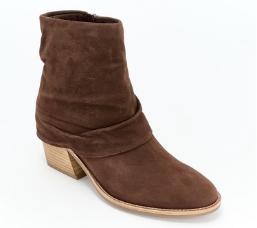 Earth Leather Heeled Booties - Savvy