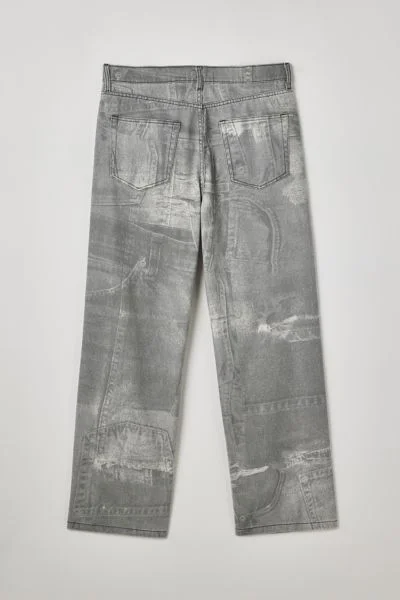 BDG Digi Patched Baggy Skate Fit Jean