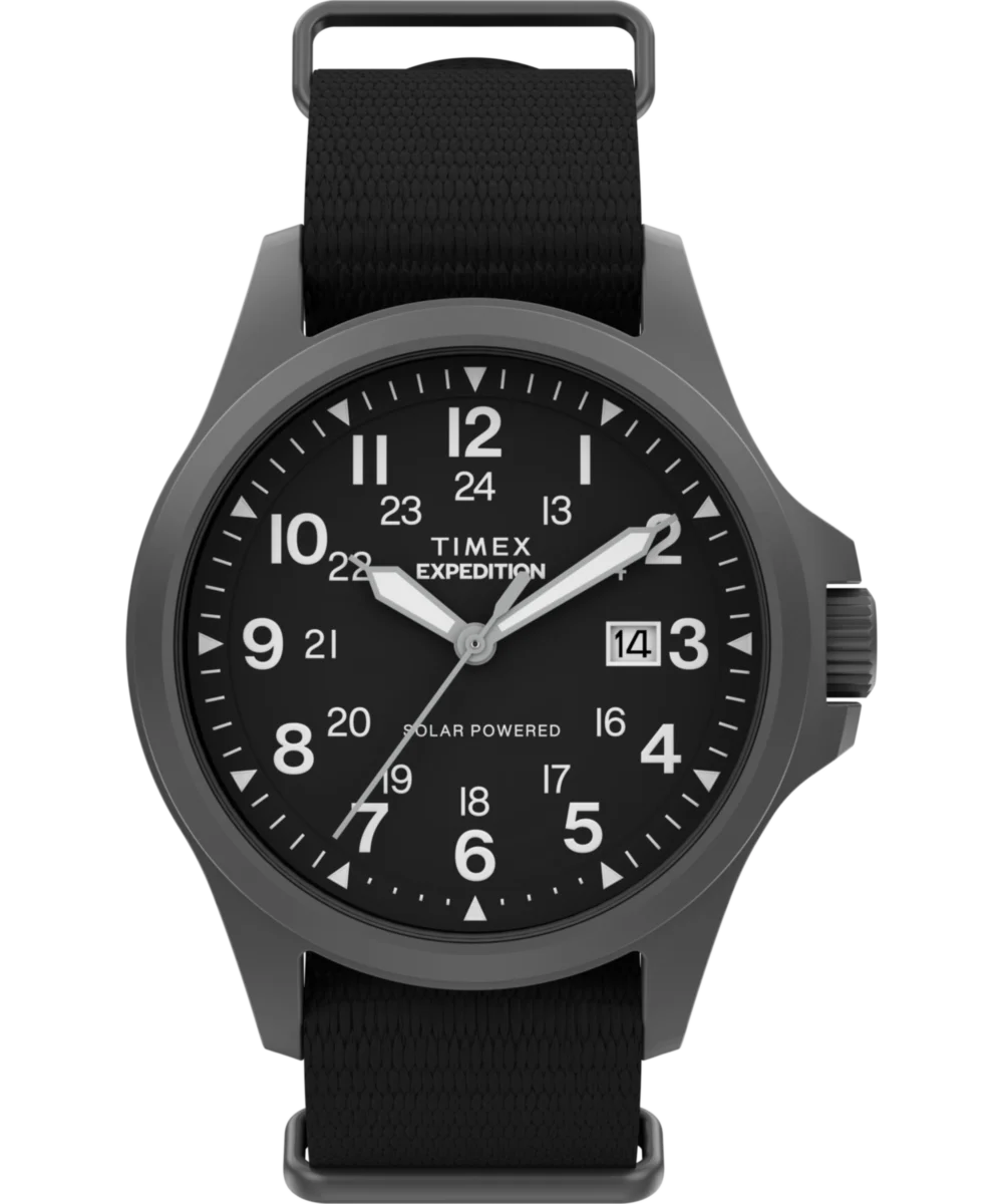 Image of Expedition® Field Post Solar 41mm Eco-Conscious Fabric Strap Watch