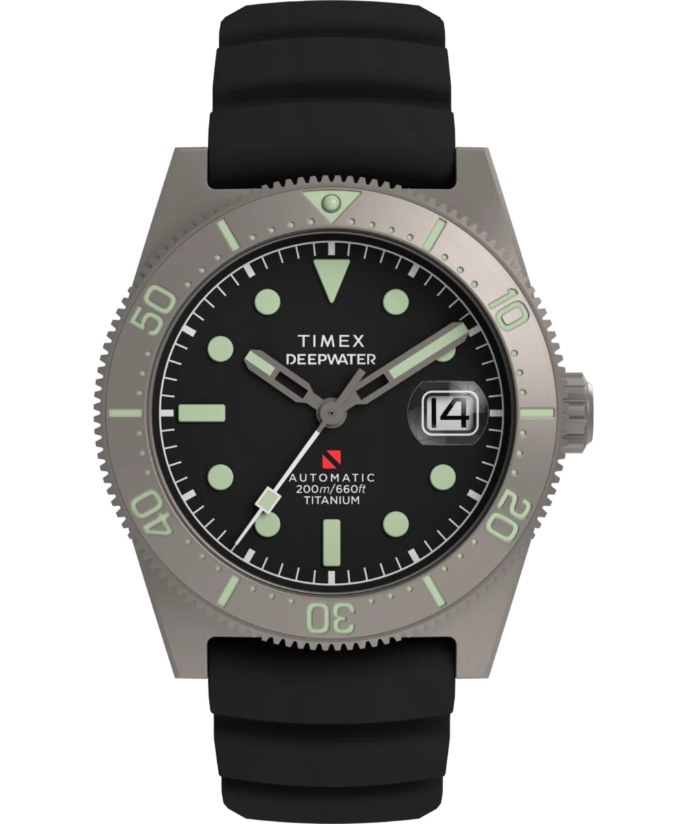 Image of Deepwater Reef 200 Titanium Automatic 41mm Synthetic Rubber Strap Watch