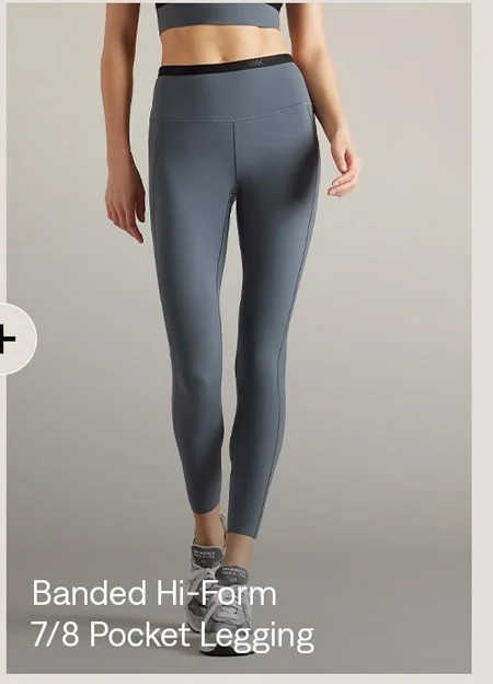 Banded Hi-Form 7/8 Pocket Legging