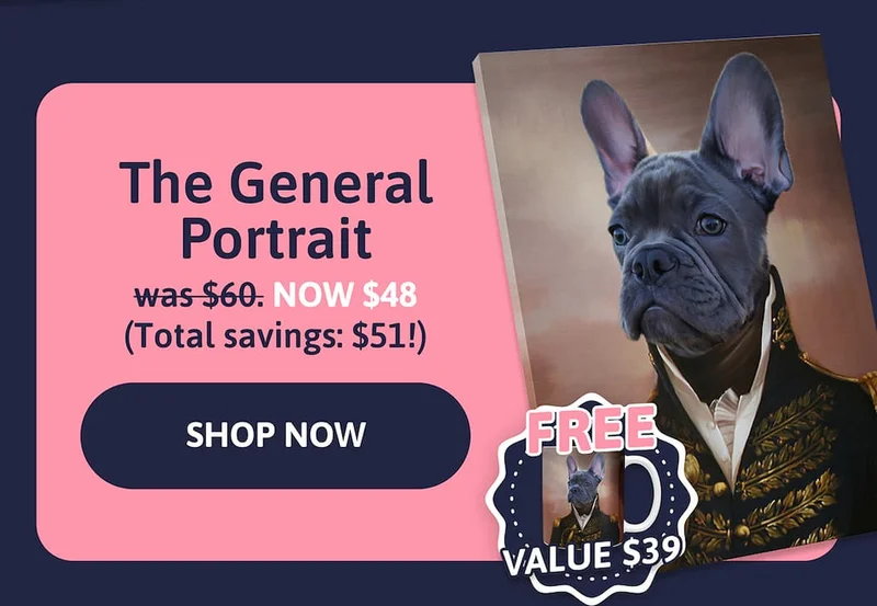 The General Portrait + FREE Matching Mug was $60 NOW $48 (Total savings: $51!)
