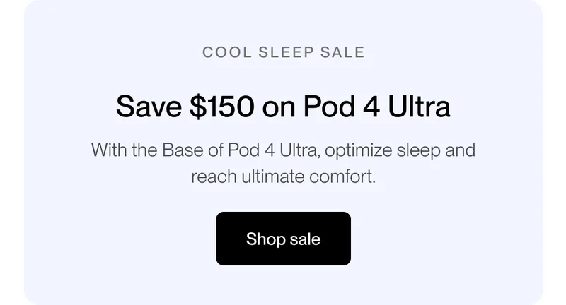 COOL SLEEP SALE