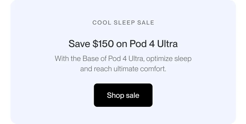 COOL SLEEP SALE