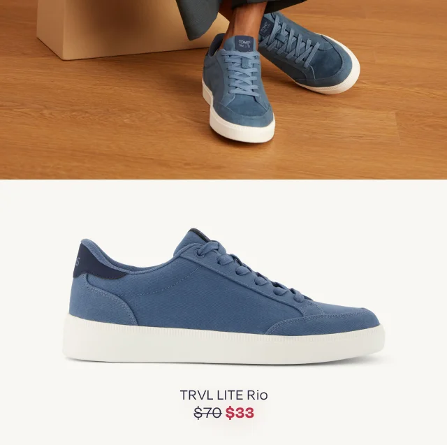 TRVL LITE Rio Twill Sneaker - Image