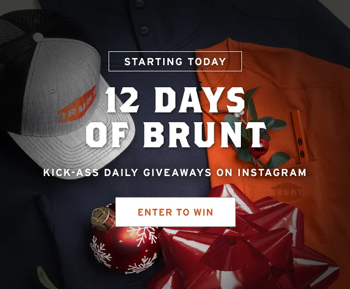 12 Days Of BRUNT Giveaways Start Today