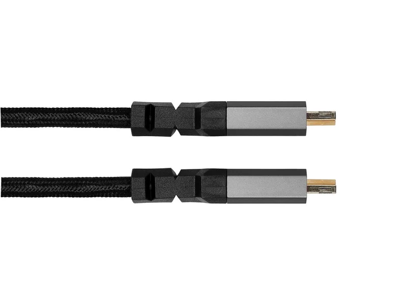 Monoprice 8K Certified Ultra High Speed HDMI Cable - Braided - HDMI 2.1, 8K@60Hz, 4k@120Hz, 48Gbps, HDR, VRR, CL3 In-Wall Rated, 3ft, Black