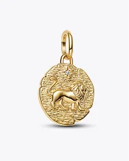 Lion Medallion Charm