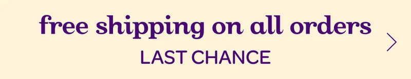 Free shipping on all orders - Last chance