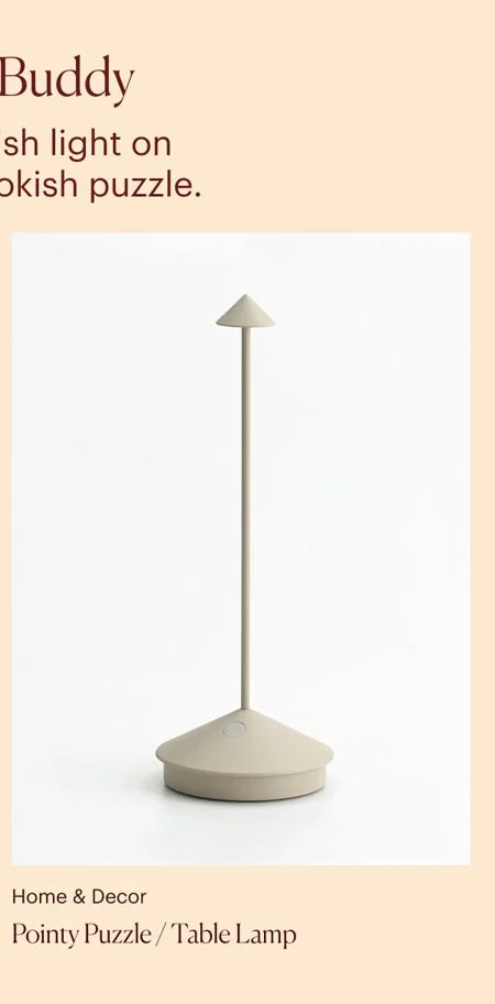 Pointy Puzzle/Table Lamp