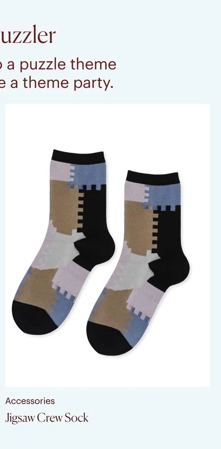 Jigsaw Crew Sock