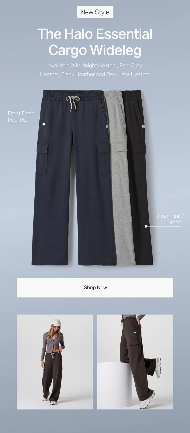 The Halo Essential Cargo Wideleg