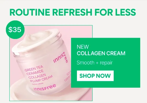 Green Tea Ceramide Collagen Plump Cream