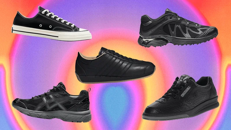 The best black sneakers for men in 2025, according to GQ editors.