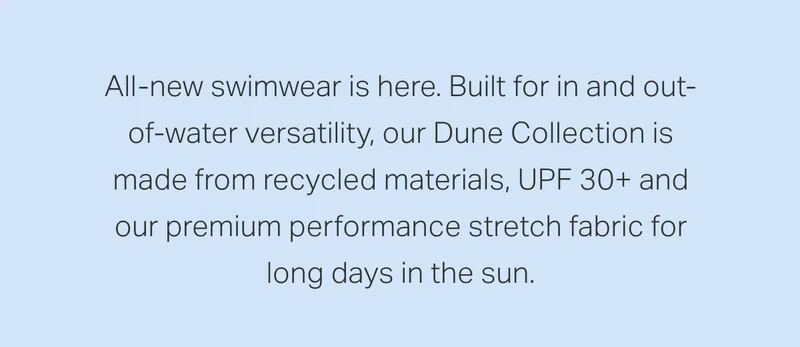 All-new swimwear is here.