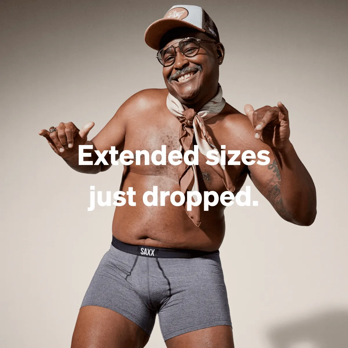 Extended sizes just dropped.