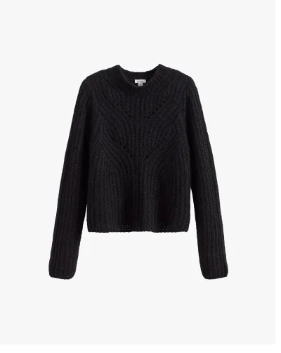 Alpaca Wool Crewneck Sweater