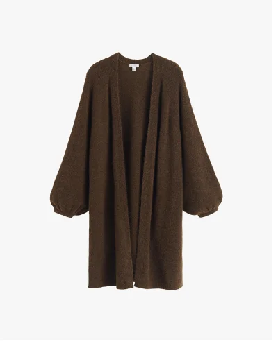 Alpaca Wool Long Cardigan