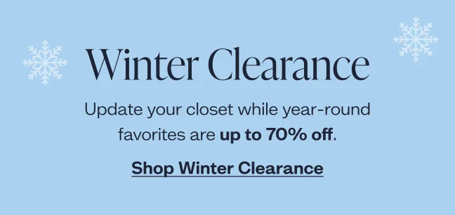 Shop Winter Clearance