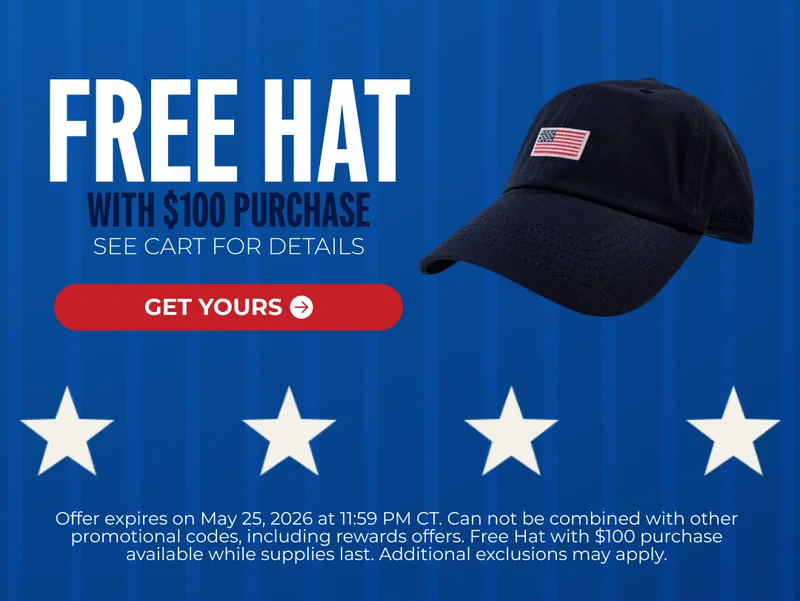 FREE HAT WITH $100 PURCHASE: Shop All Memorial Day Steals
