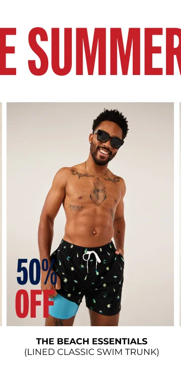 Lined Classic Swim Trunk: The Beach Essentials 55"