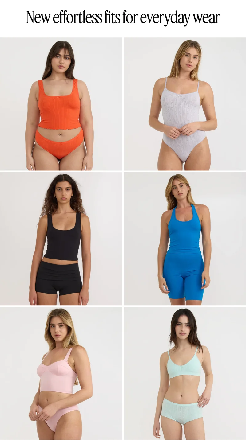 New effortless fits for everyday wear