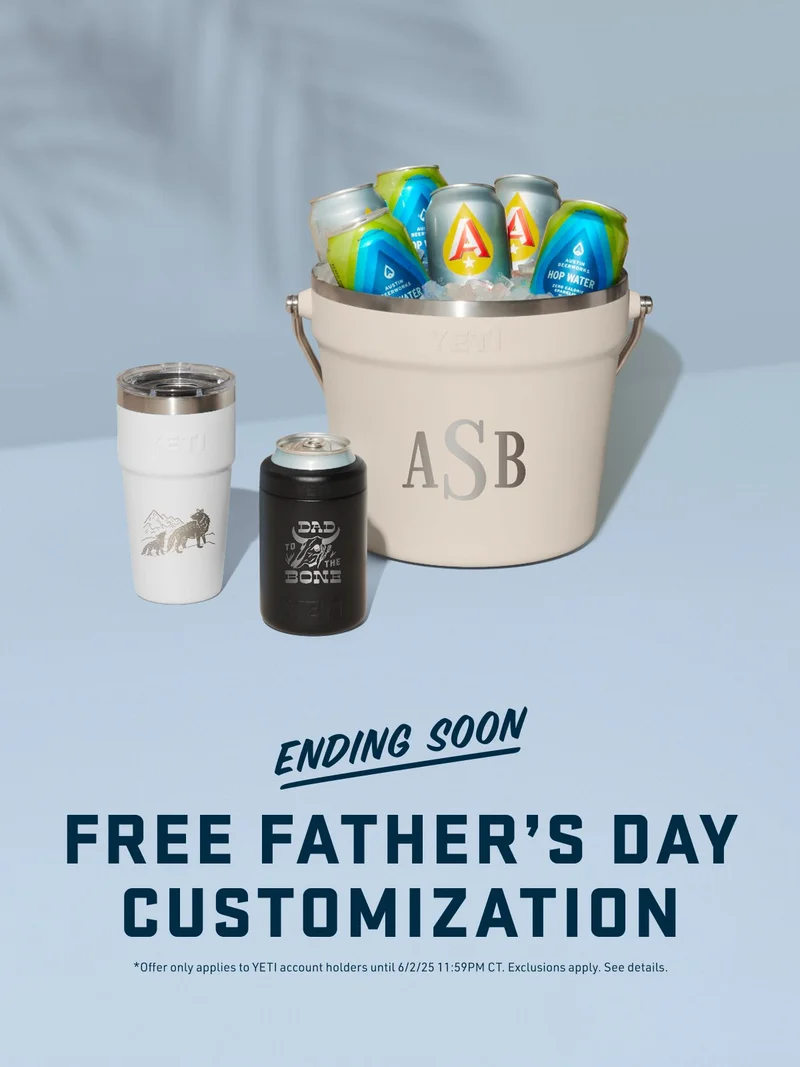 ENDING SOON: Free Father's Day Customization