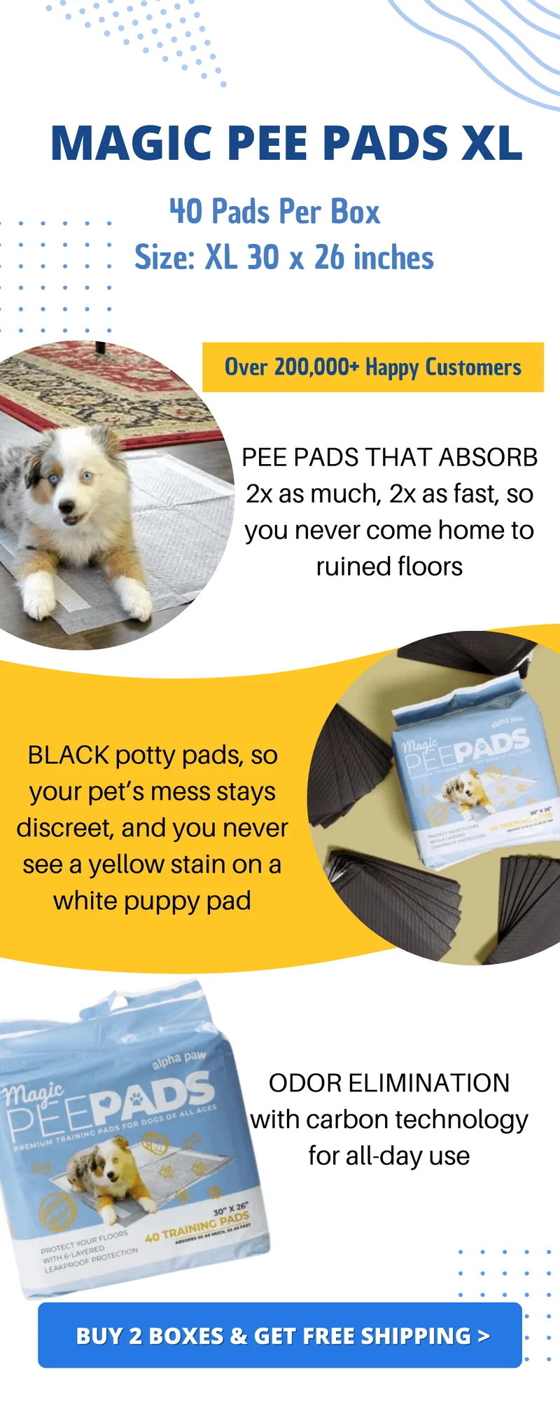 Magic Pee Pads XL